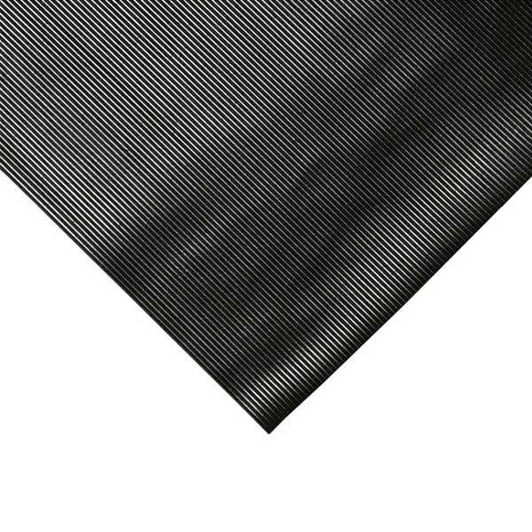 Ribbed Surface Rubber Floor Mat for Garages & Offices