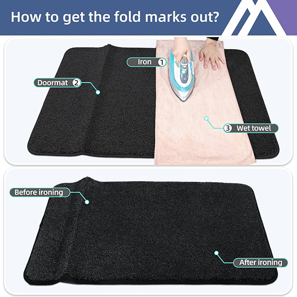 Doormat Non-Slip Machine Washable Dirt Trapper Doormat for Indoor and Covered OutdoorDoormat Non-Slip Machine Washable Dirt Trapper Doormat for Indoor and Covered Outdoor