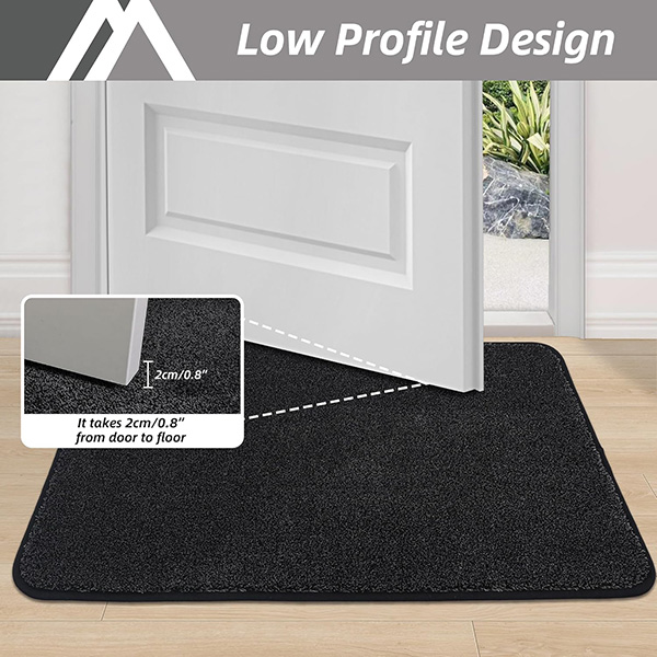 Doormat Non-Slip Machine Washable Dirt Trapper Doormat for Indoor and Covered OutdoorDoormat Non-Slip Machine Washable Dirt Trapper Doormat for Indoor and Covered Outdoor