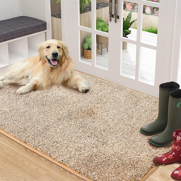Doormat Non-Slip Machine Washable Dirt Trapper Doormat for Indoor and Covered OutdoorDoormat Non-Slip Machine Washable Dirt Trapper Doormat for Indoor and Covered Outdoor