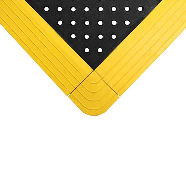 Interlocking Anti-Fatigue Durable Rubber Tile with Accessories