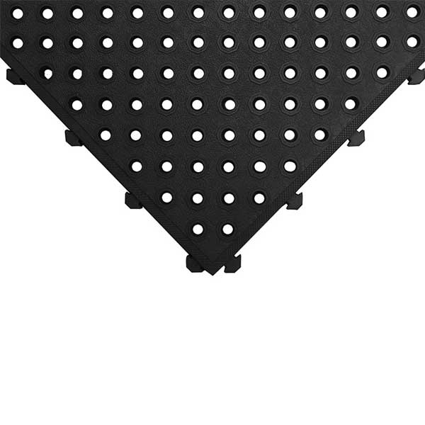 Interlocking Anti-Fatigue Durable Rubber Tile with Accessories