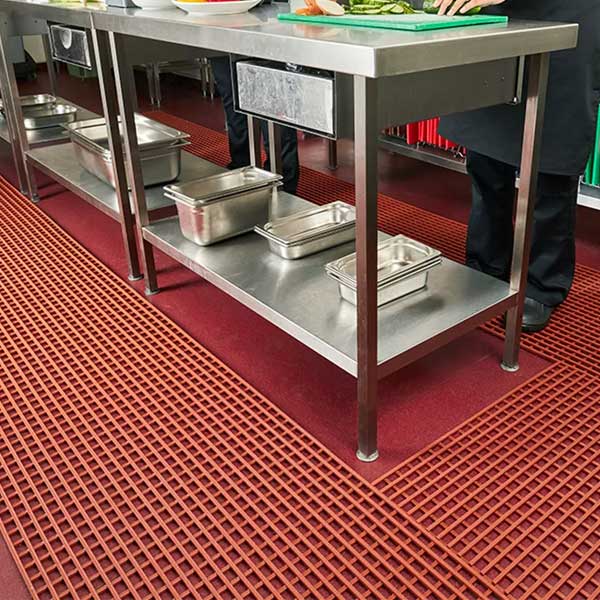 Loose Lay Drainage Matting for Food Safe Workspaces