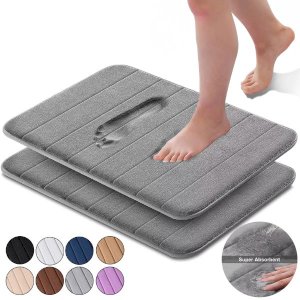 Non-Slip Bath Mat with Strong Suction & Mould-Resistant Design