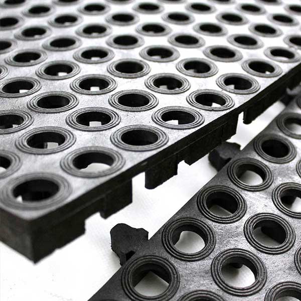 Interlocking Anti-Slip Floor Tile for Wet Areas